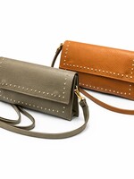 CASH & CARRY TASSEN/RIEMEN/ 2026 Tassen Italia Maria Triste Lederen clutch