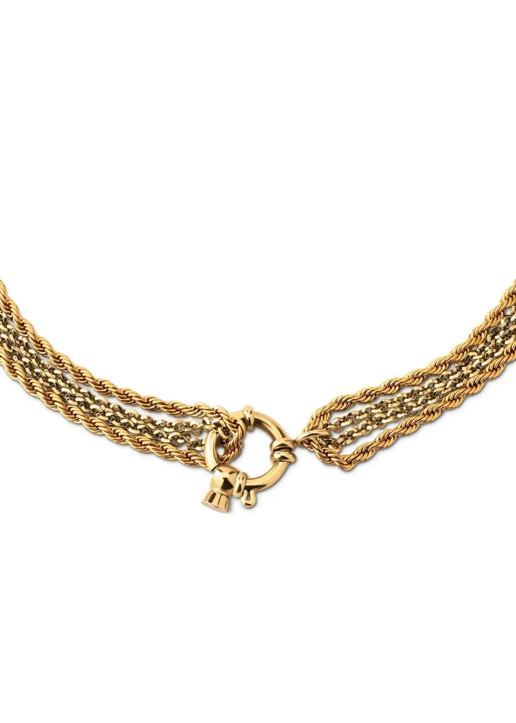 SIERADEN MELANO 2026 Melano Friends Olivia Ketting goud (inclusief Twisted hanger)