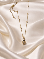 SIERADEN MELANO 2026 Melano Isla Ketting + Drop Hanger + Rosette Steen Set