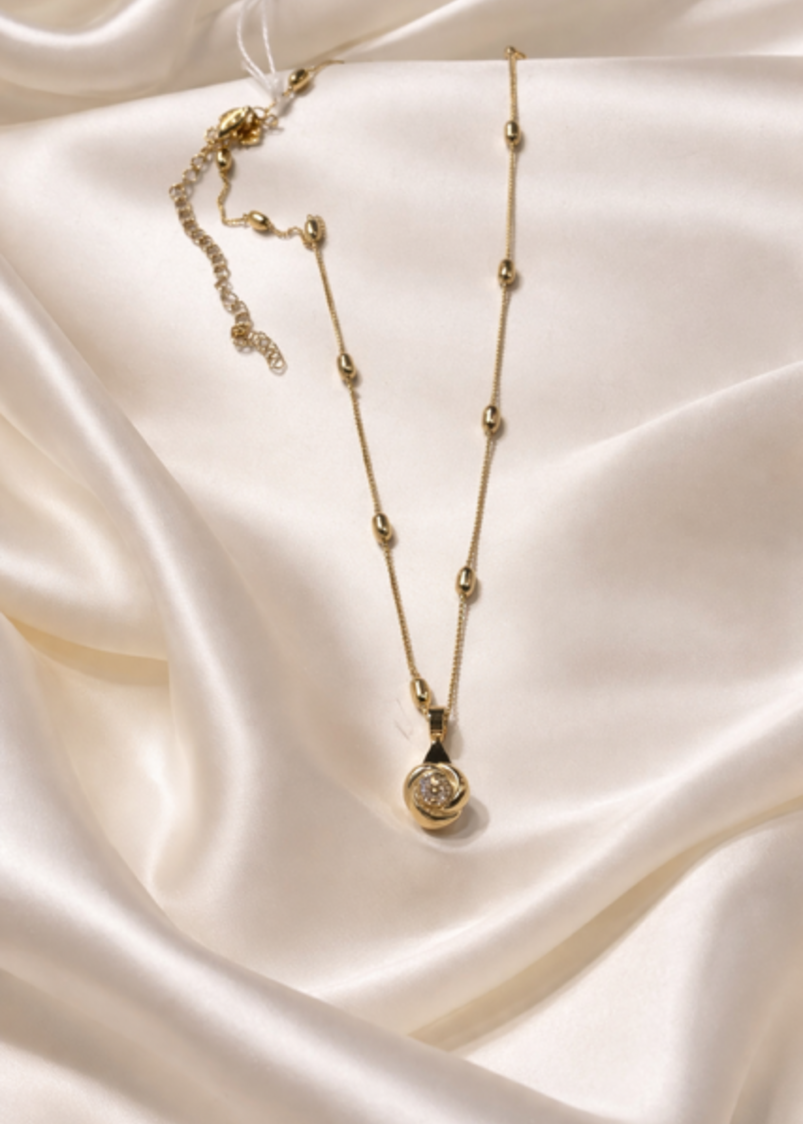 SIERADEN MELANO 2026 Melano Isla Ketting + Drop Hanger + Rosette Steen Set