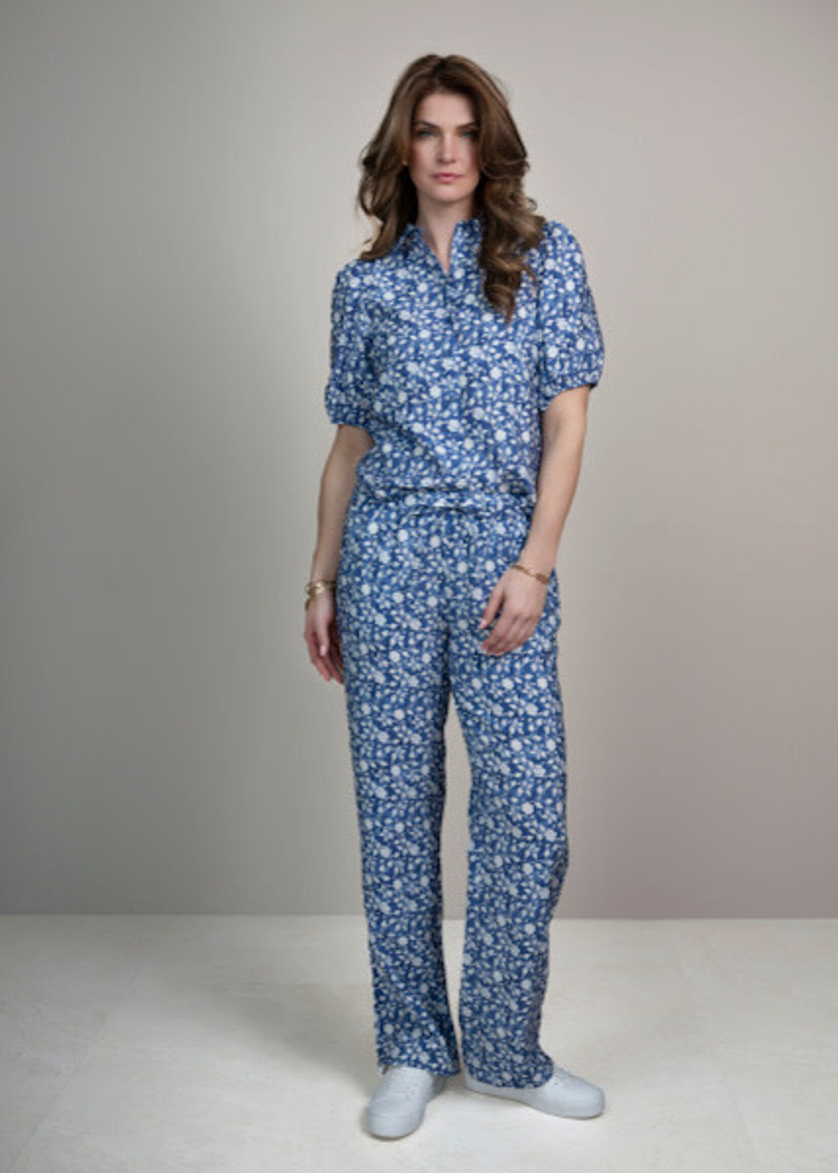 KLEDING ELVIRA S2026 Blouse Greek |Flower Elvira