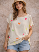 INKOOP VOORJAAR/ZOMER  2026 Yellow Summer Vibe T shirt Mooij