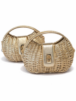 CASH & CARRY TASSEN/RIEMEN/ 2026 Terras tasje Gold diva