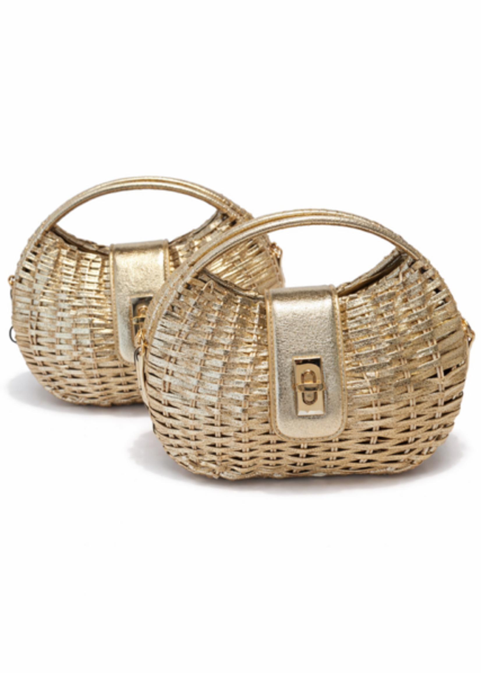 CASH & CARRY TASSEN/RIEMEN/ 2026 Terras tasje Gold diva