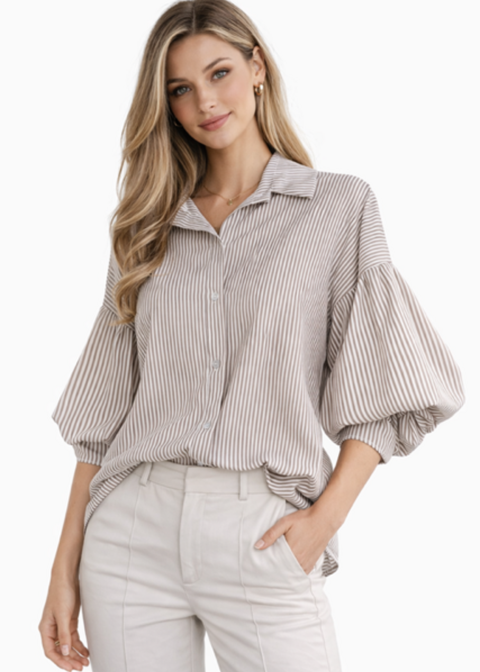CASH & CARRY  KLEDING 2026 Jan-mei Blouse Mieke stripe