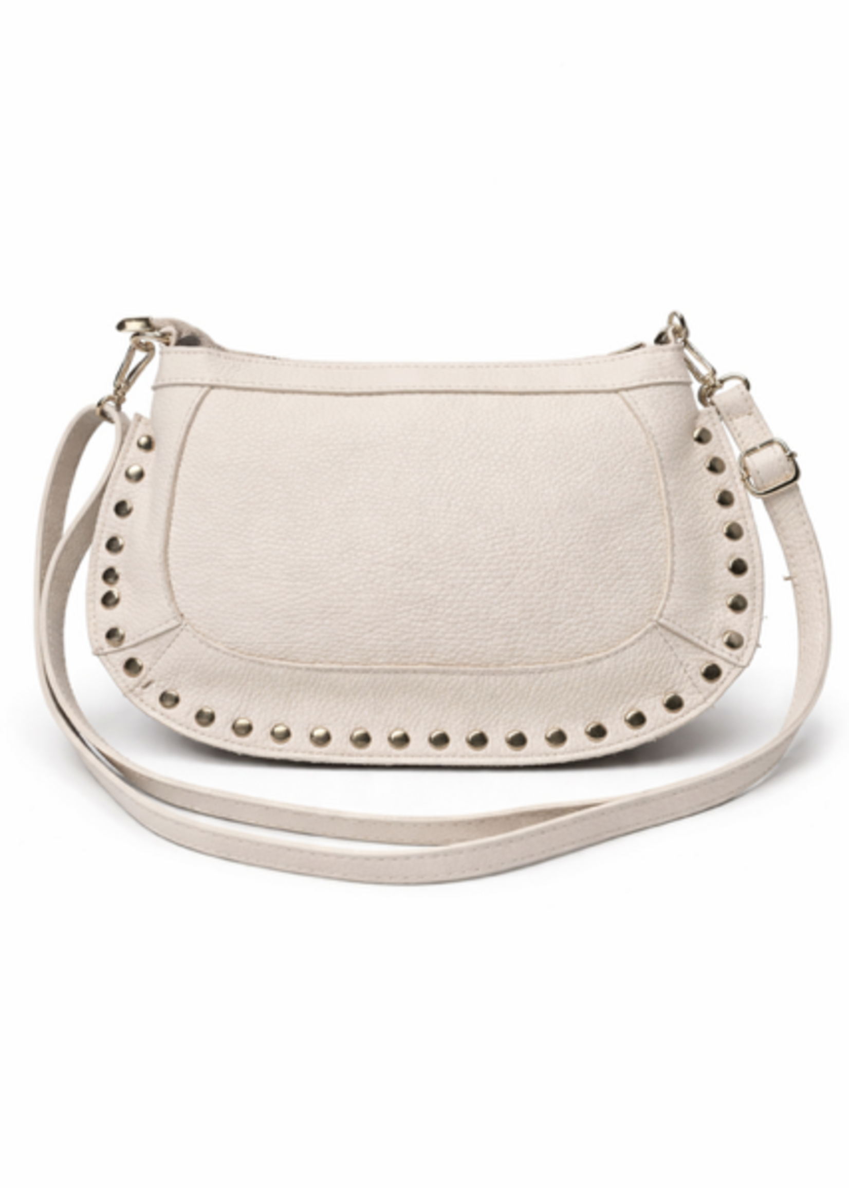 CASH & CARRY TASSEN/RIEMEN/ 2026 Tasje Merith Leder beige