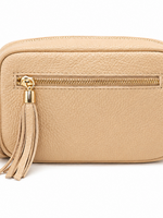 CASH & CARRY TASSEN/RIEMEN/ 2026 Tessa Bag Leder Met Gouden Details