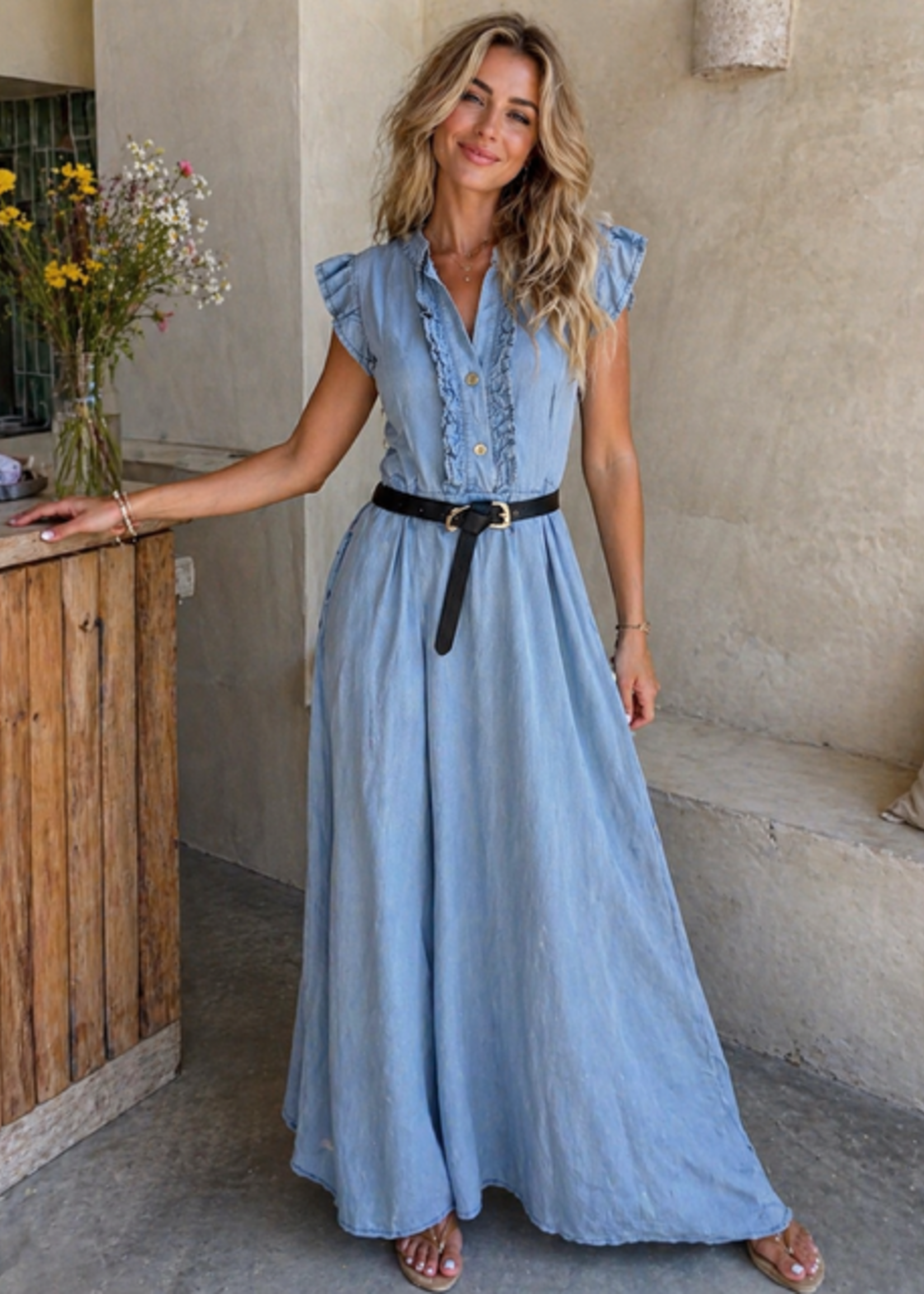 CASH & CARRY  KLEDING 2026 Jan-mei Jurkje Tencel Lillie