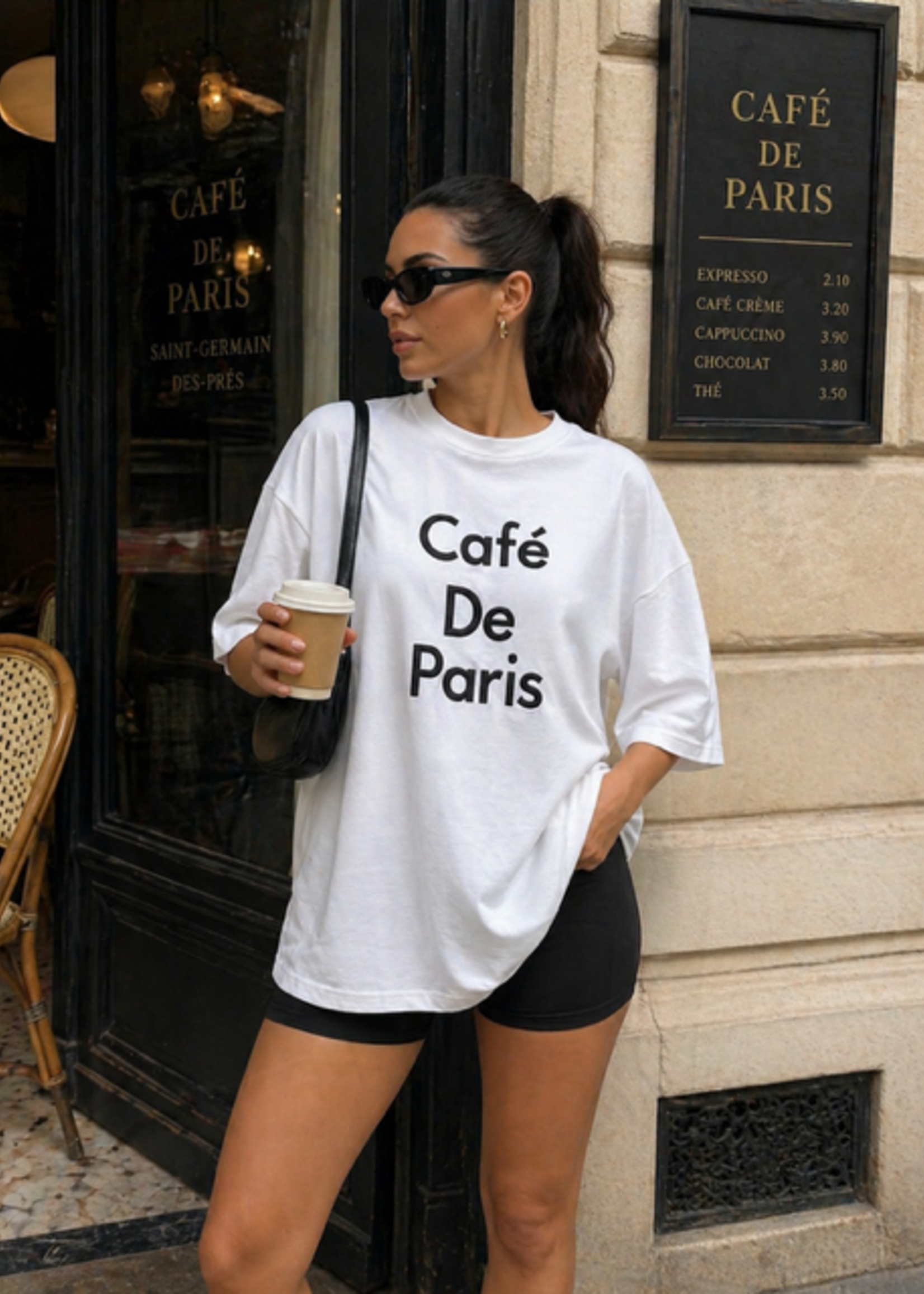 CASH & CARRY  KLEDING 2026 Jan-mei T shirt Cafe De Paris