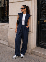 CASH & CARRY  KLEDING 2026 Jan-mei Navy Gilet Ambika