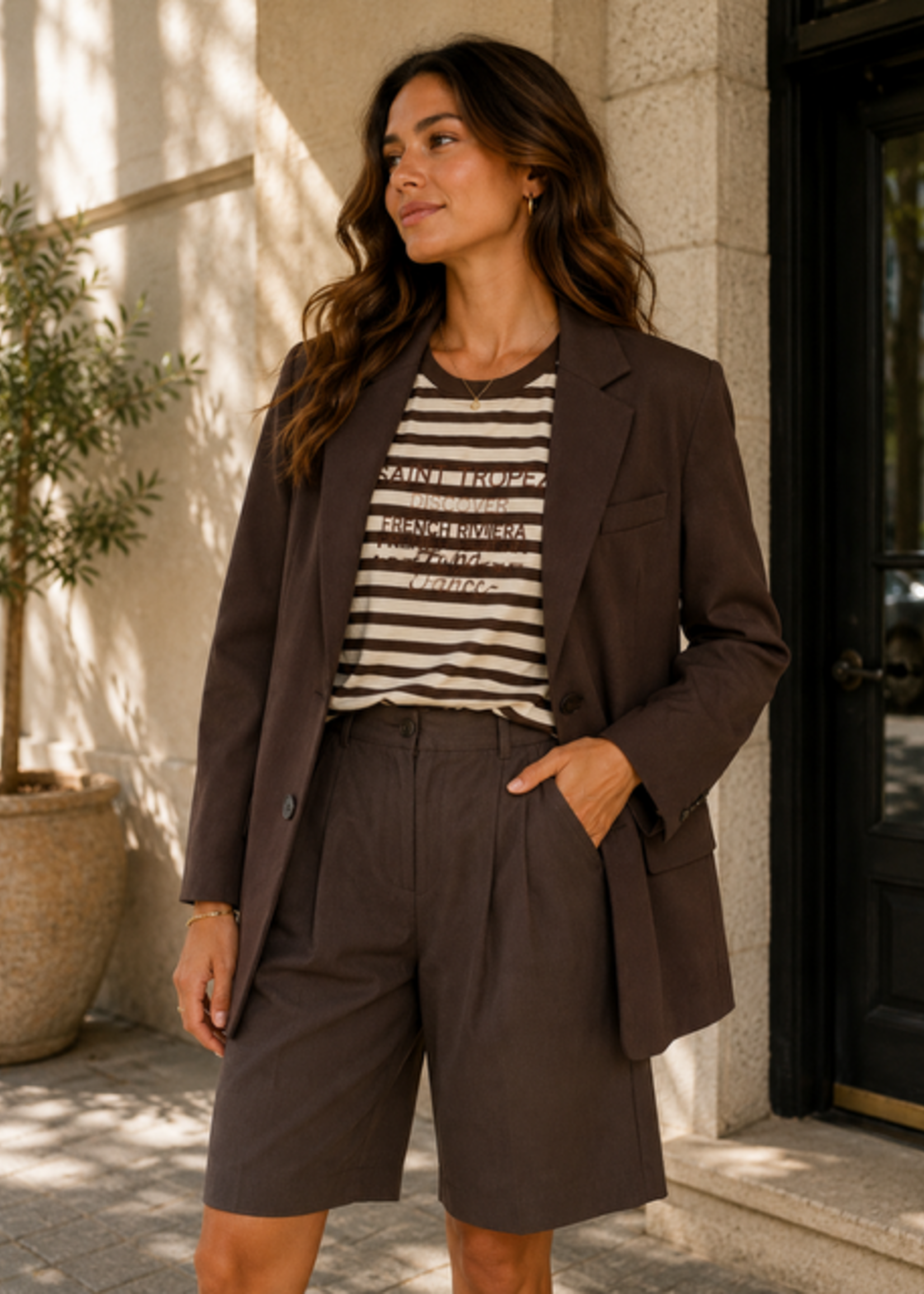 CASH & CARRY  KLEDING 2026 Jan-mei Brown Blazer