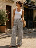 INKOOP VOORJAAR/ZOMER  2026 Broek Panterprint wide leg