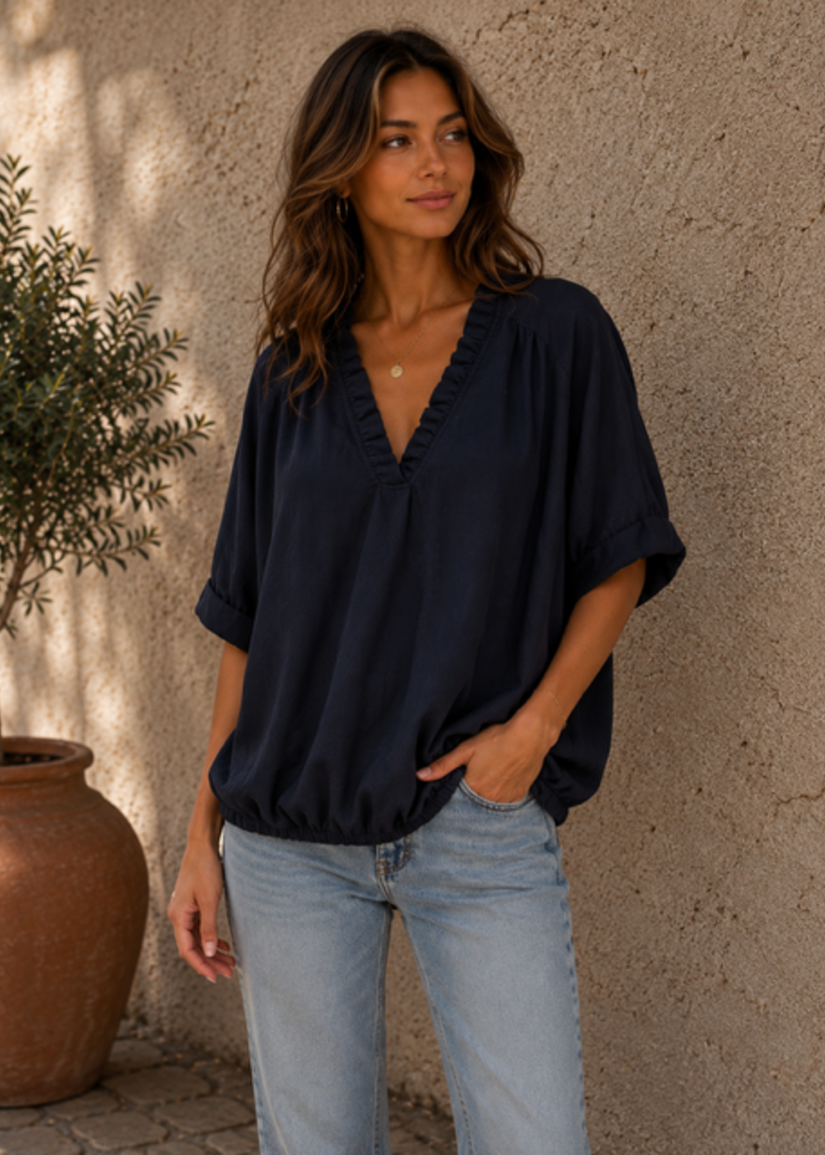 INKOOP VOORJAAR/ZOMER  2026 Besteller oversized shirt elastic ( Judith) alle kleuren