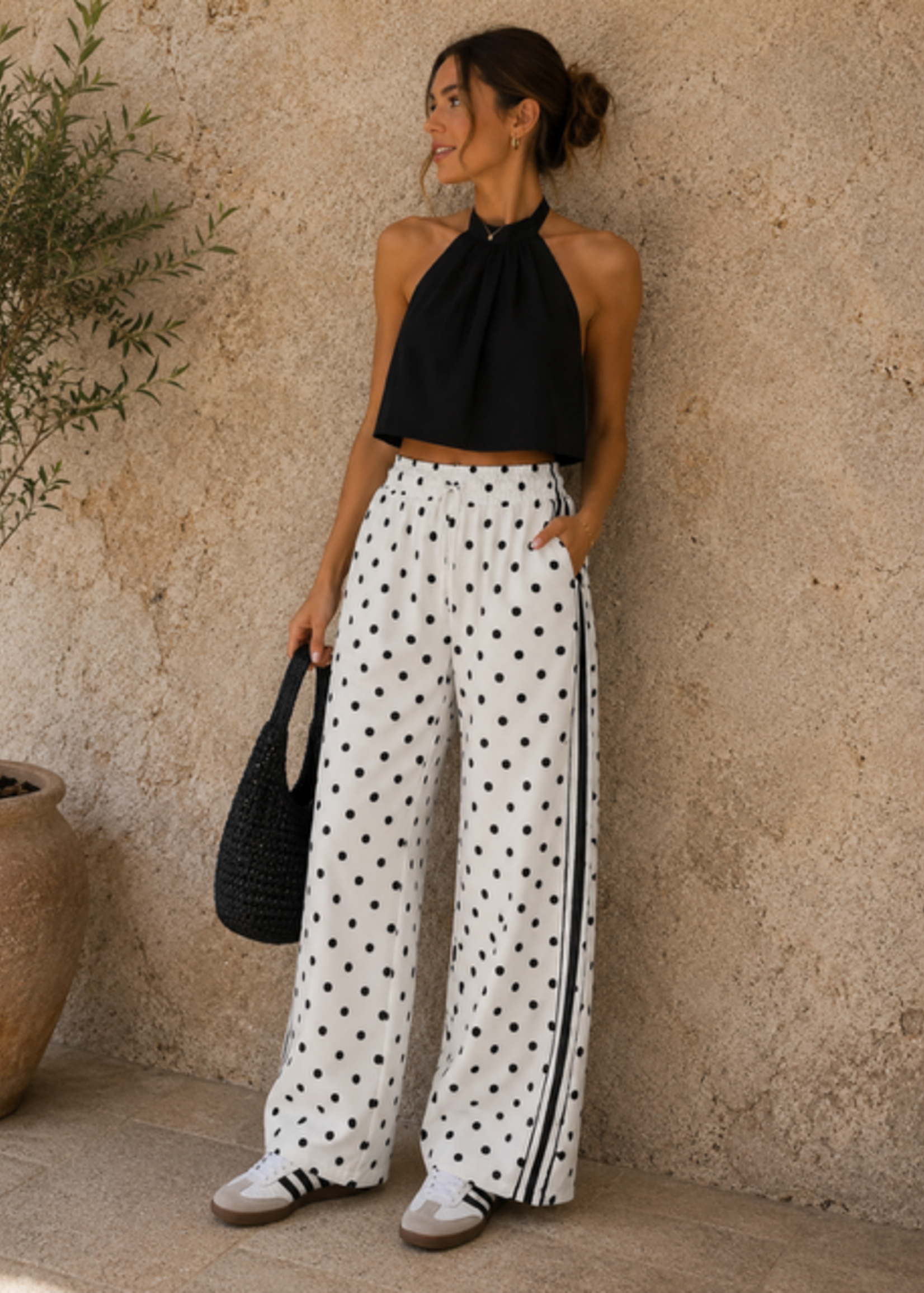 INKOOP VOORJAAR/ZOMER  2026 M839 Broek Dots met Streep