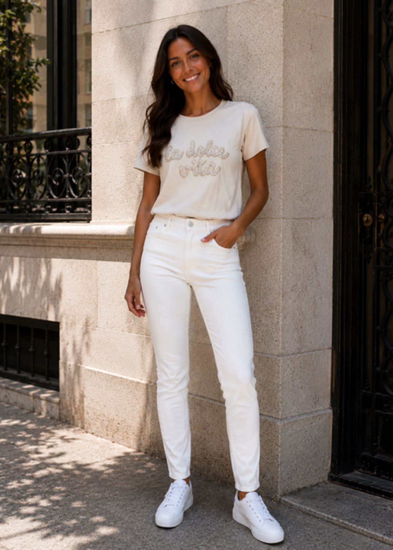 INKOOP VOORJAAR/ZOMER  2026 T shirt Dolce vita glitters