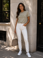 INKOOP VOORJAAR/ZOMER  2026 T shirt Merci Amour Khaki