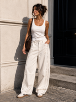 INKOOP VOORJAAR/ZOMER  2026 Barelbroekje studs white  (katoen)