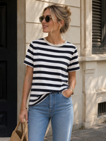 INKOOP VOORJAAR/ZOMER  2026 T-shirt Stripe Glitter