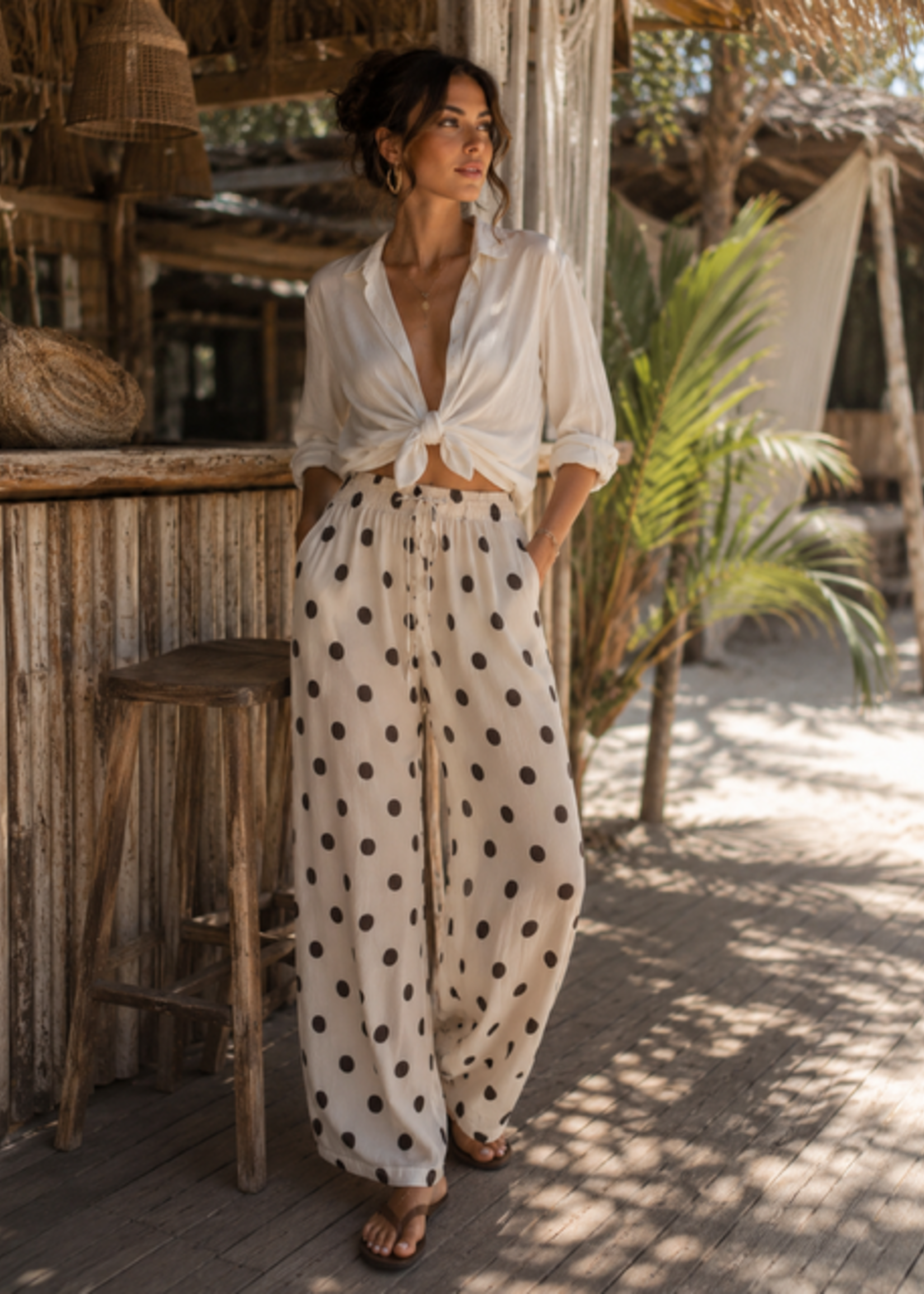 CASH & CARRY  KLEDING 2026 Jan-mei Wide Pants met elastic band