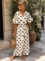 INKOOP VOORJAAR/ZOMER  2026 Jurk Belle Polka Dot