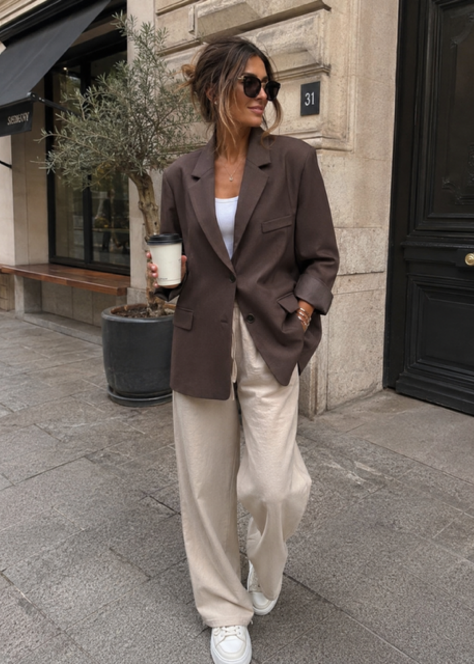 INKOOP NAJAAR/ WINTER 2026 Brown Blazer