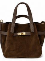 TASSEN/RIEMEN/ 2026 Lederen Citybag Monica Choco Brown