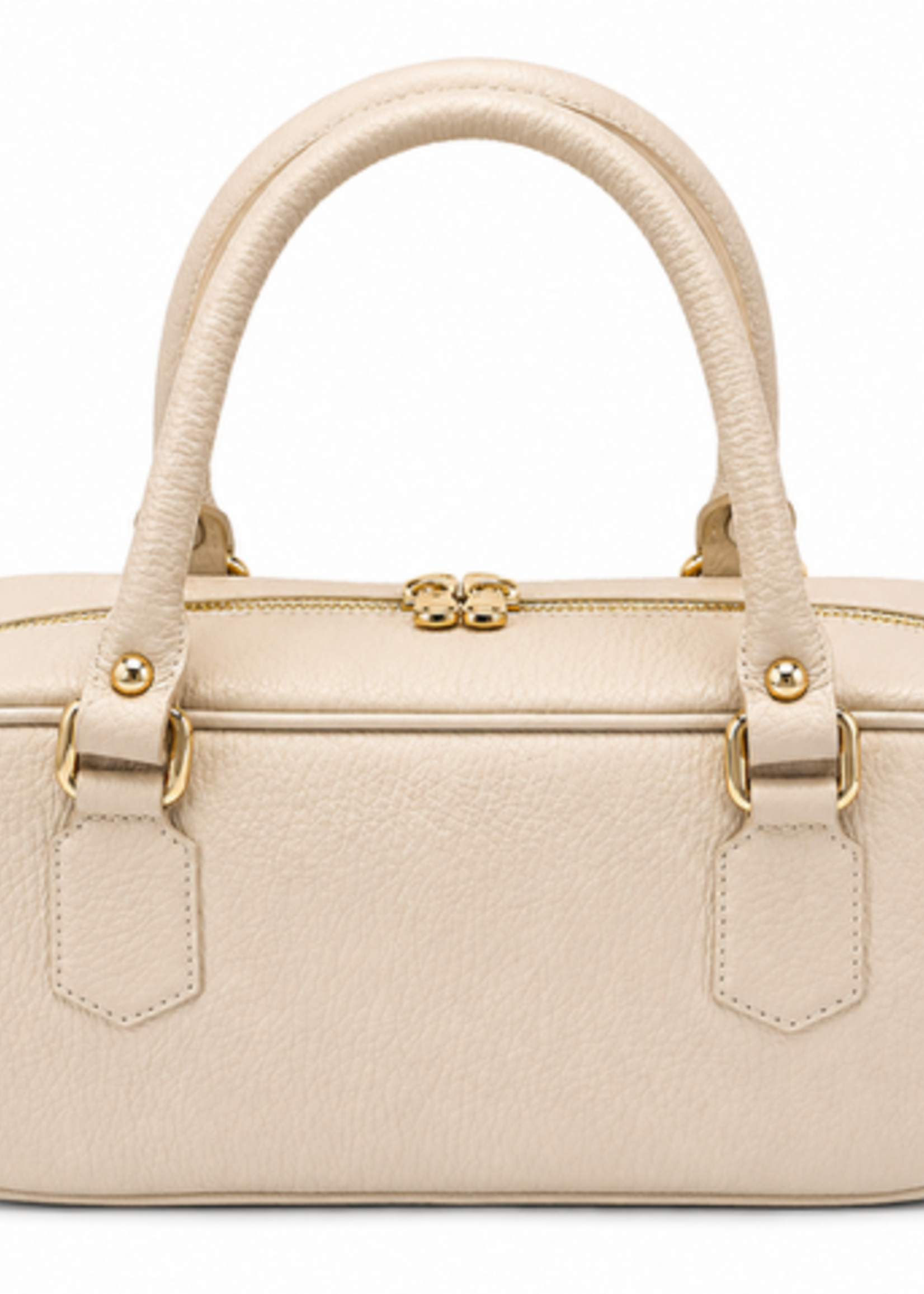 TASSEN/RIEMEN/ 2026 Lederen handtas Lucie beige
