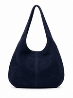TASSEN/RIEMEN/ 2026 Hobobag Meddy Navyblauw (suede)