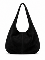 TASSEN/RIEMEN/ 2026 Hobobag Meddy zwart (suede)