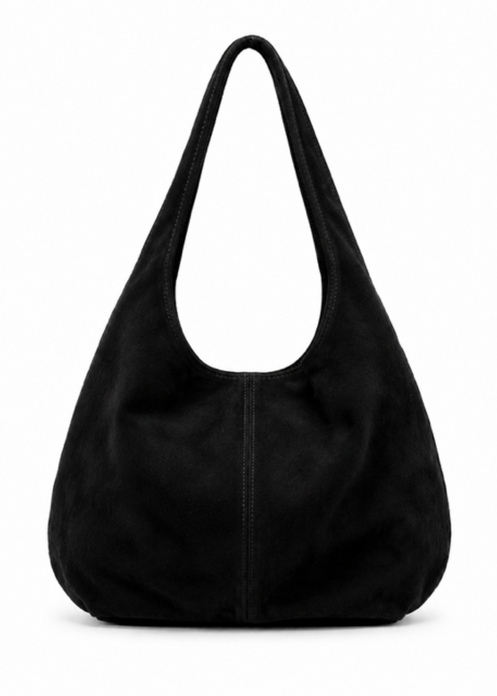 TASSEN/RIEMEN/ 2026 Hobobag Meddy zwart (suede)