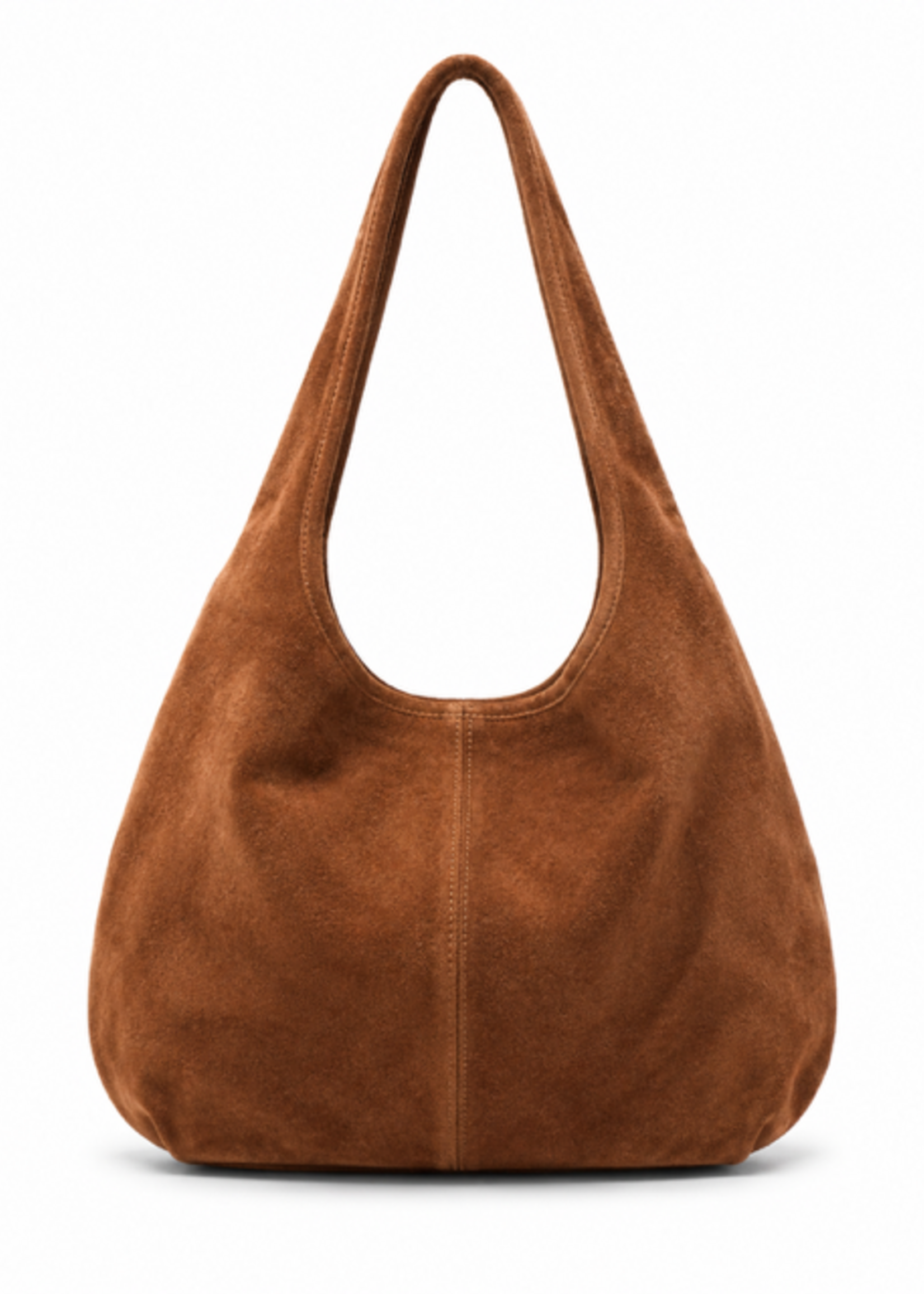 TASSEN/RIEMEN/ 2026 Hobobag Meddy cognac bruin (suede)