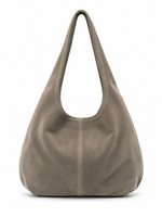 TASSEN/RIEMEN/ 2026 Hobobag Meddy taupe (suede)