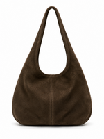 TASSEN/RIEMEN/ 2026 Hobobag Meddy brown (suede)