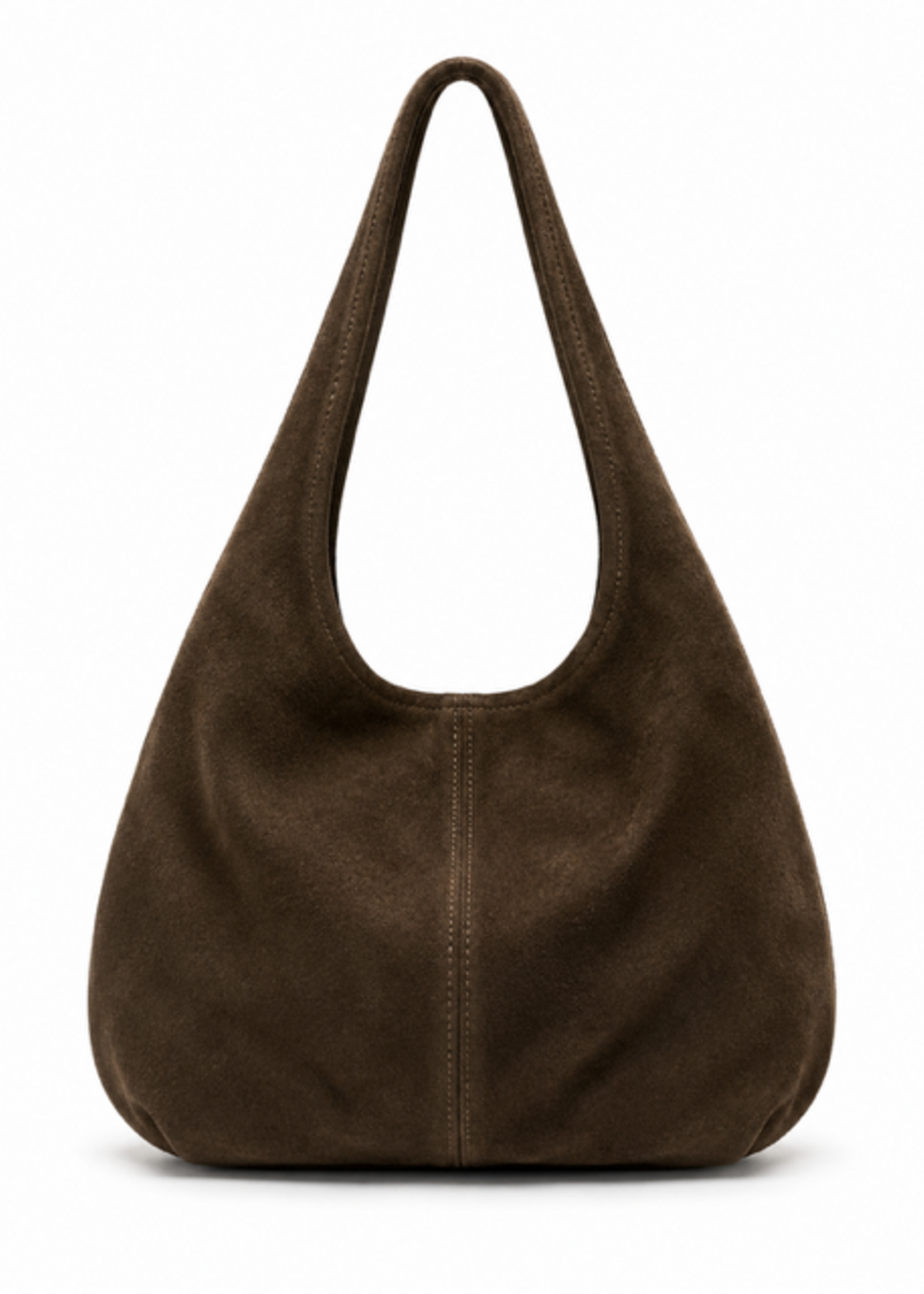 TASSEN/RIEMEN/ 2026 Hobobag Meddy brown (suede)