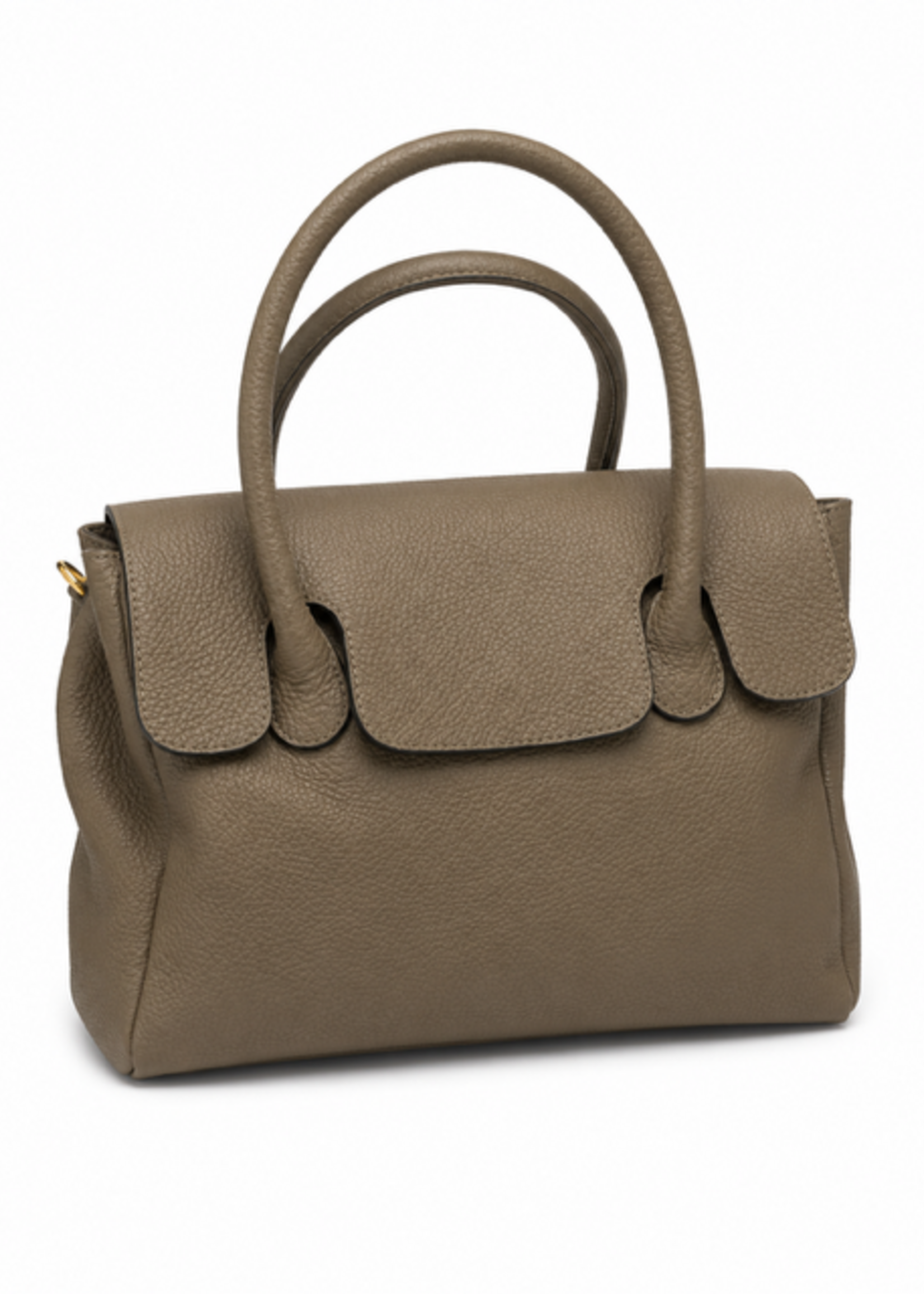 TASSEN/RIEMEN/ 2026 Soft lederbag Taupe Elsje