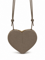 TASSEN/RIEMEN/ 2026 Lederen Hartjes bag beige