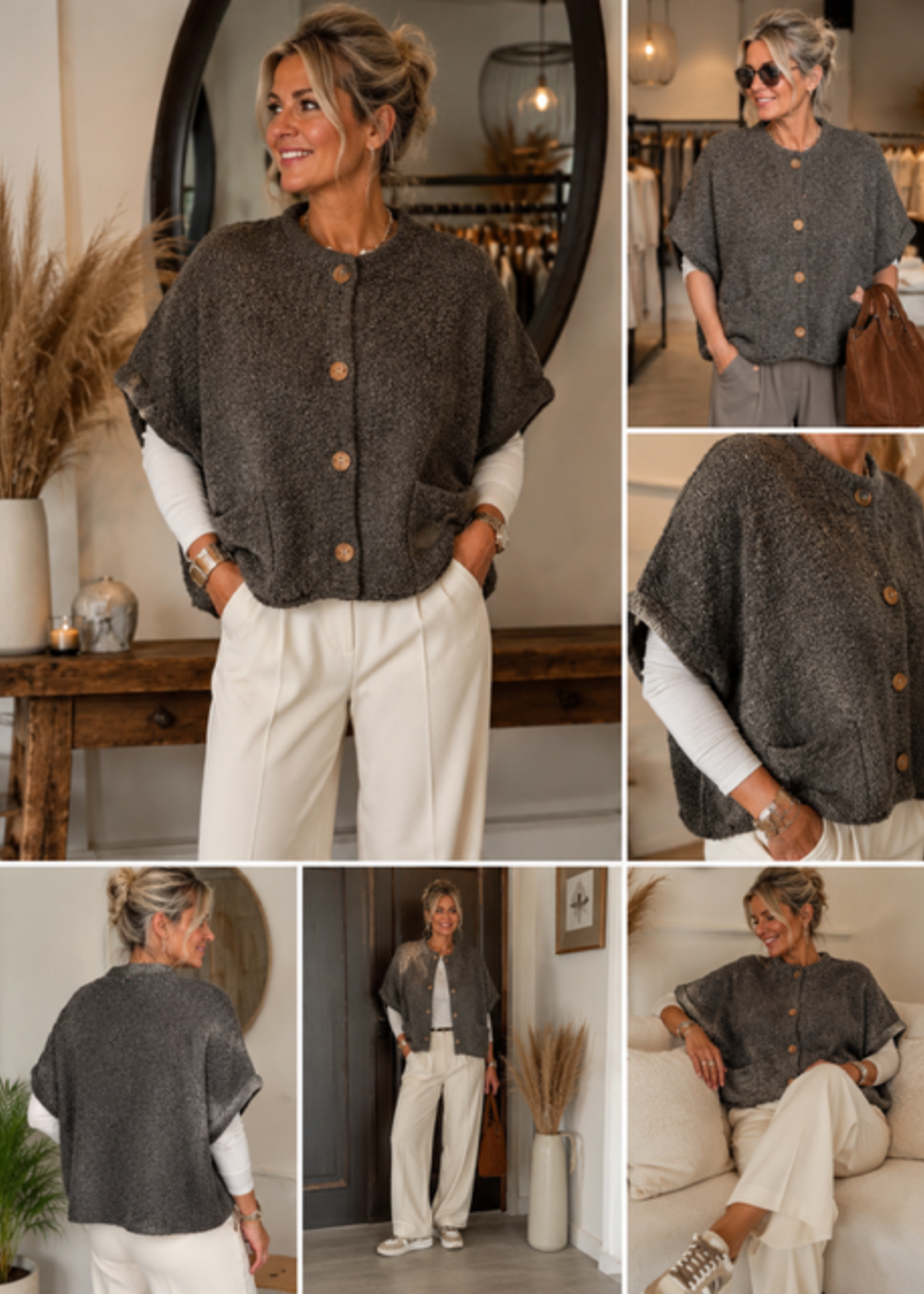 INKOOP NAJAAR/ WINTER 2026 Vestje Brown Maddy