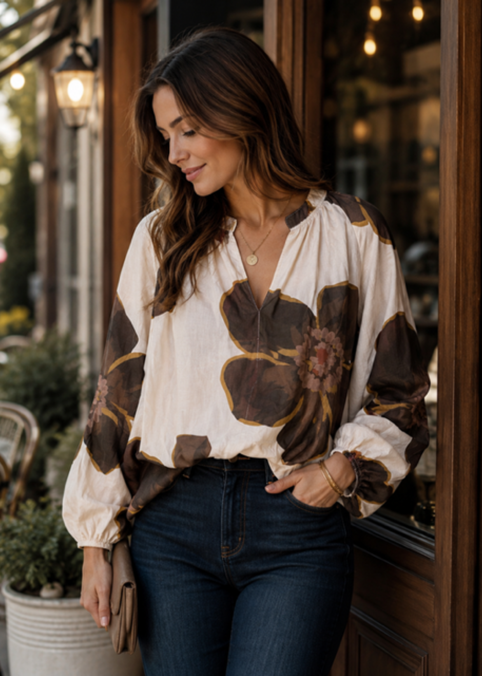 INKOOP NAJAAR/ WINTER 2026 Blouse Amber (2 kleuren)