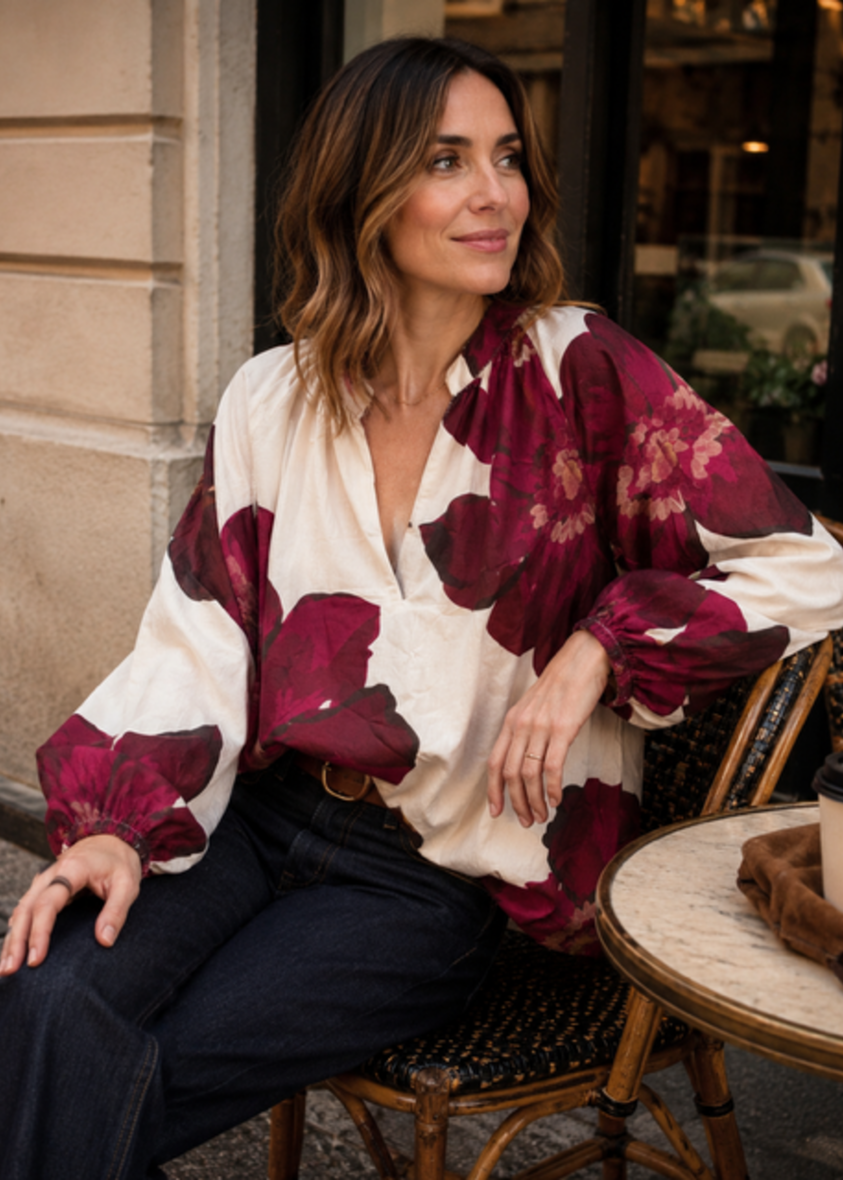 INKOOP NAJAAR/ WINTER 2026 Blouse Amber (2 kleuren)