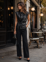 INKOOP NAJAAR/ WINTER 2026 Top Ambika Lederlook