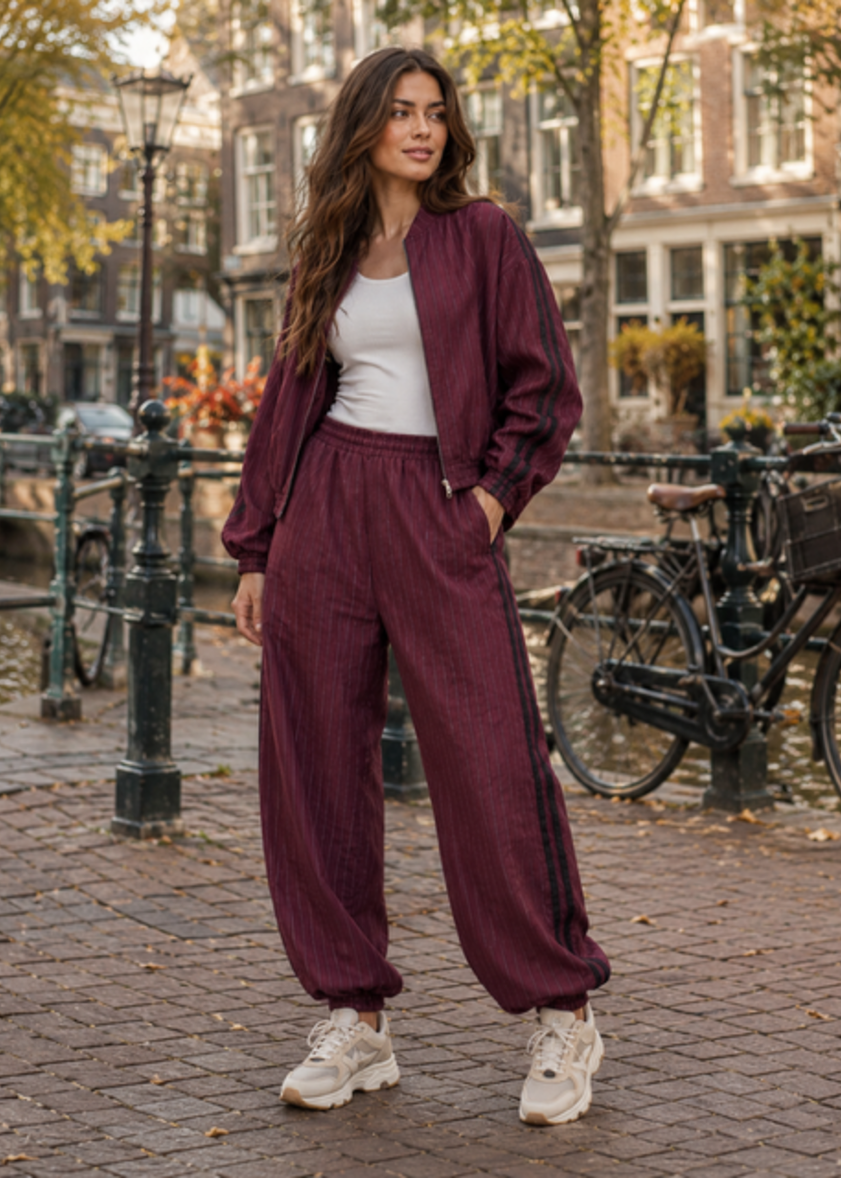 INKOOP NAJAAR/ WINTER 2026 Ballonbroek Bordeaux stripe