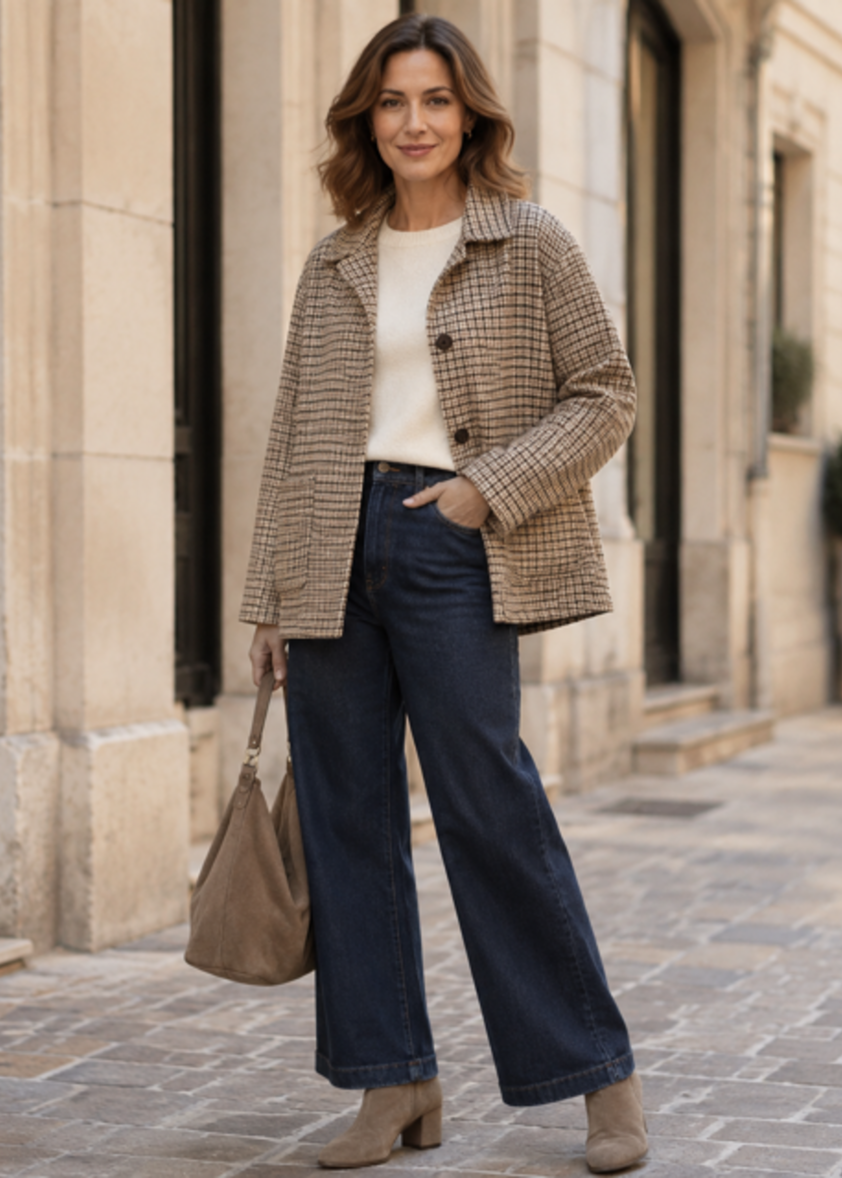INKOOP NAJAAR/ WINTER 2026 Vest/blazer Ruit Lea LUKK