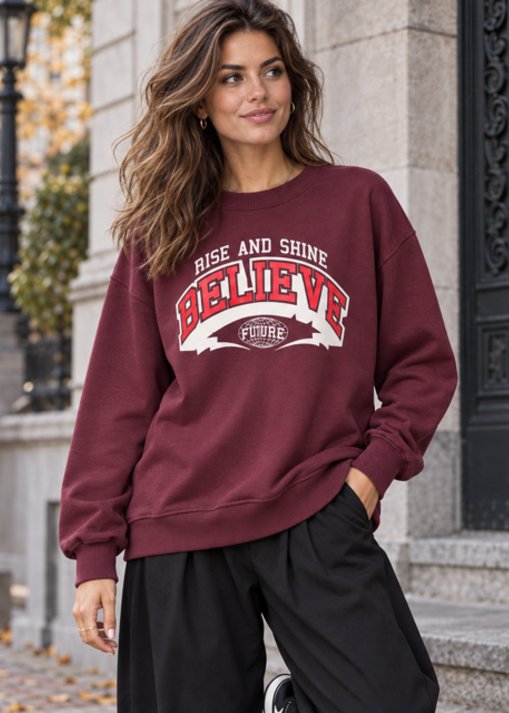 INKOOP NAJAAR/ WINTER 2026 Sweater Believe (2 kleuren)