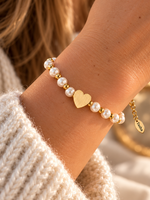 Tasha Jewelry Pearl Heart love
