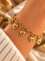 Tasha Jewelry Gold Heart Friendship