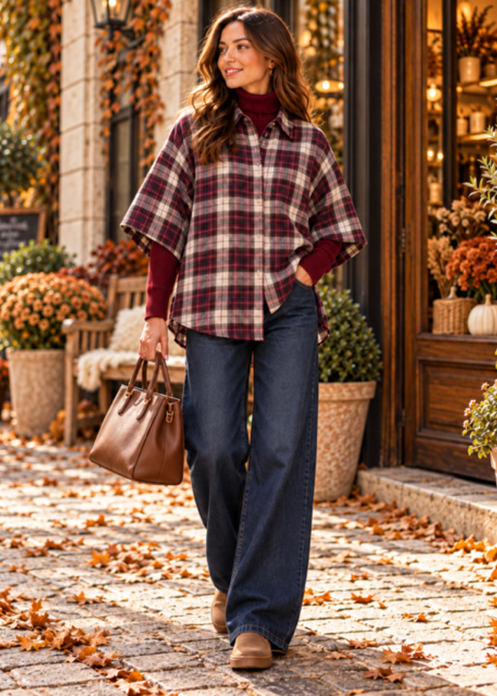 INKOOP NAJAAR/ WINTER 2026 Blouse ruit bordeaux
