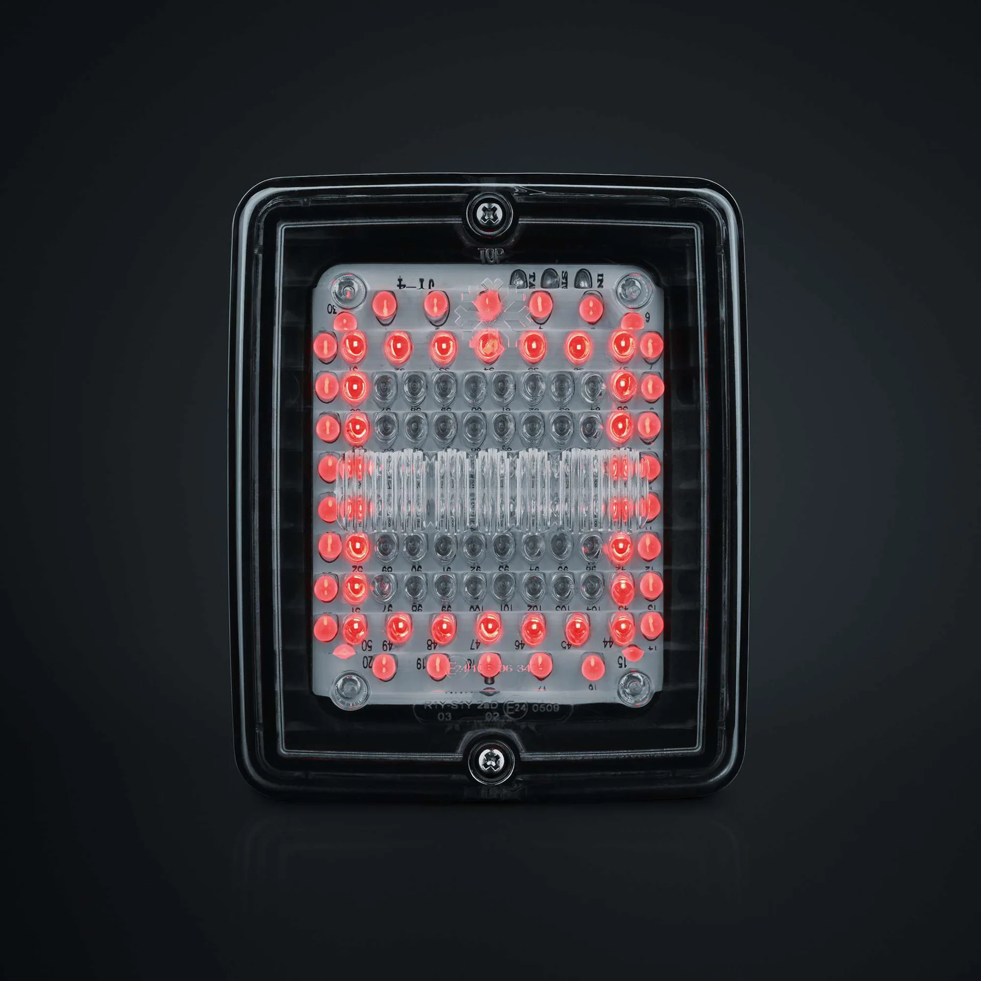 Strands Strands IZE LED achter-/remlicht en richtingaanwijzer - helder glas