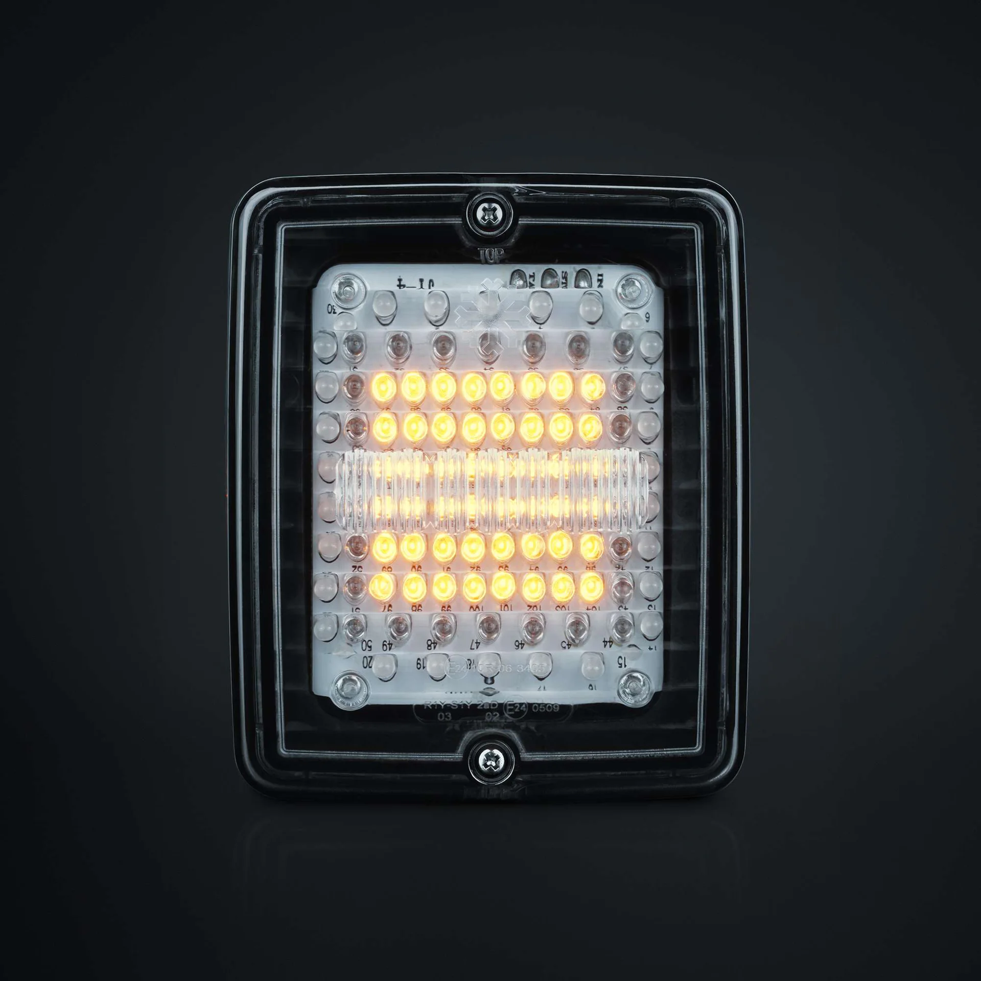 Strands IZE LED achter-/remlicht en richtingaanwijzer - helder glas