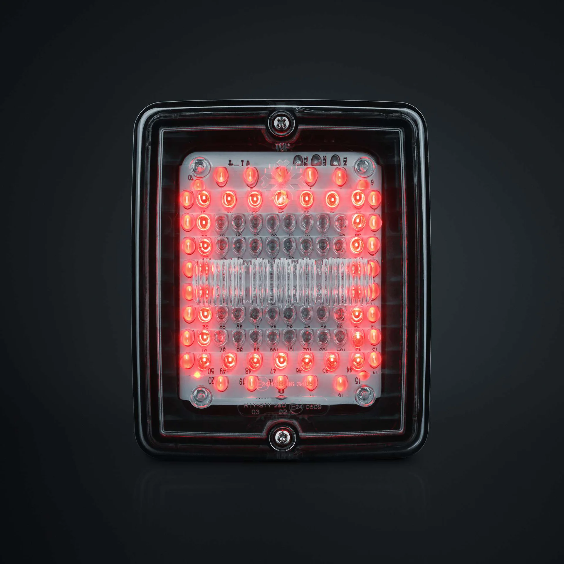 Strands IZE LED achter-/remlicht en richtingaanwijzer - helder glas