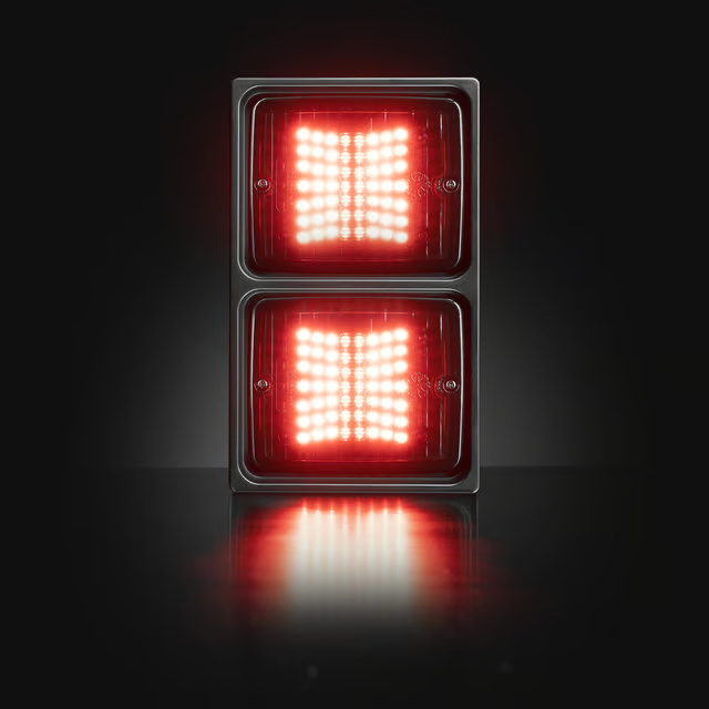 Omnius slim taillight frame dubbel verticaal